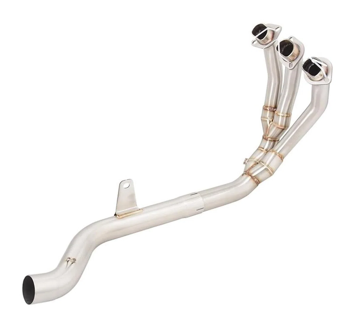 Auspuff Abgasanlage Für Triumph Für Trident 660 2021-2023 Motorrad Auspuffrohr Header Rohr Schalldämpfer Front Link Edelstahl Modifizierte Seitenreihen Motorrad