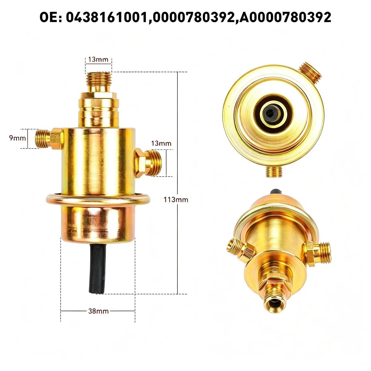 Kraftstoffeinspritzdruckregler 0438161001 passend für W124 1985-1993