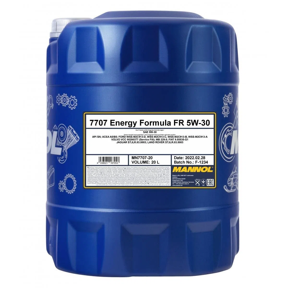 20L Motoröl MANNOL 7707 5W-30 4x Motor Flush ADDITIV