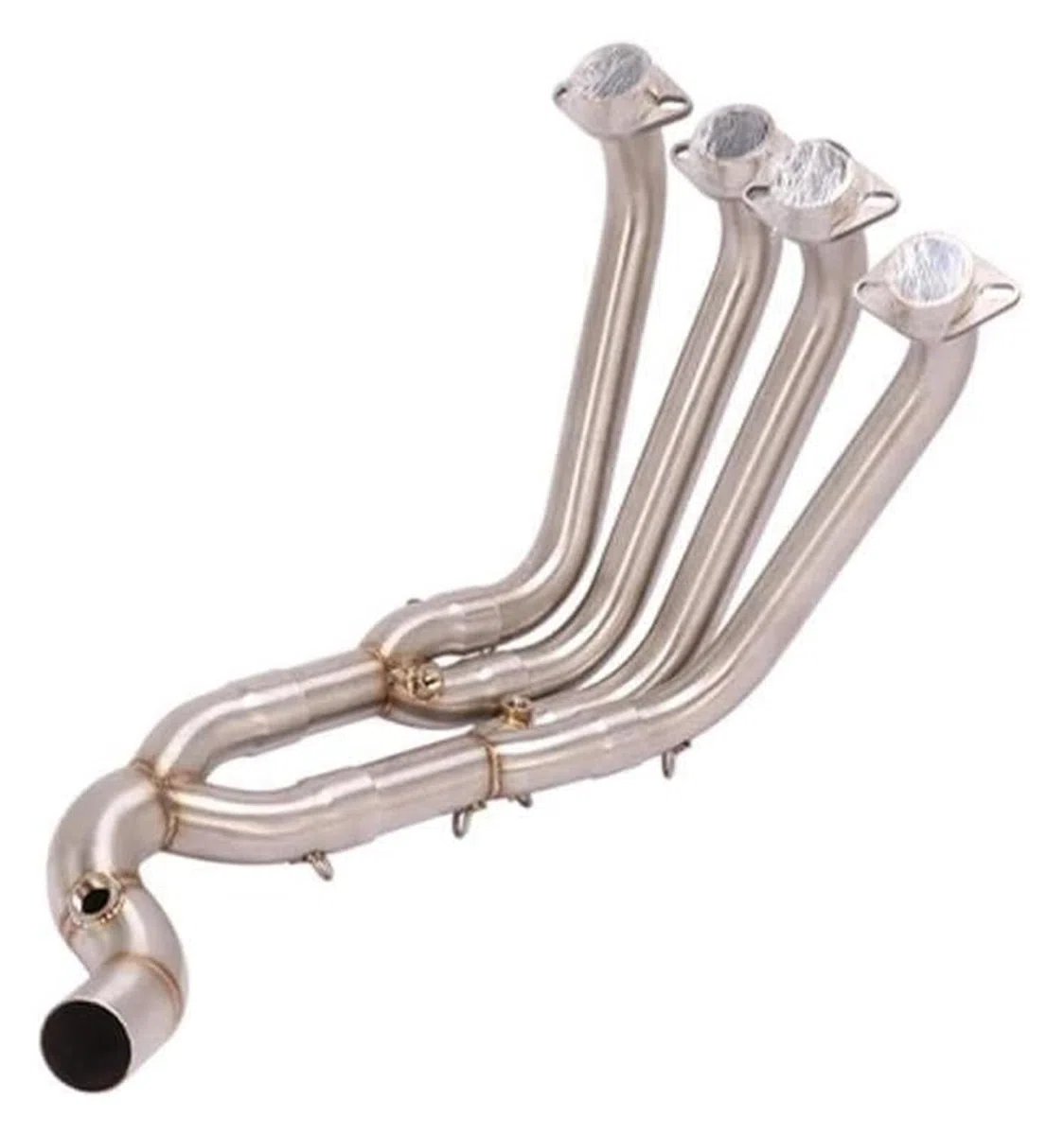 Auspuff Abgasanlage Für Yamaha Für YZF R6 2017 2018 2019 2020 Volle System Motorrad Auspuff Flucht Vorne Link Rohr Verbinden Schalldämpfer Motorrad(A)