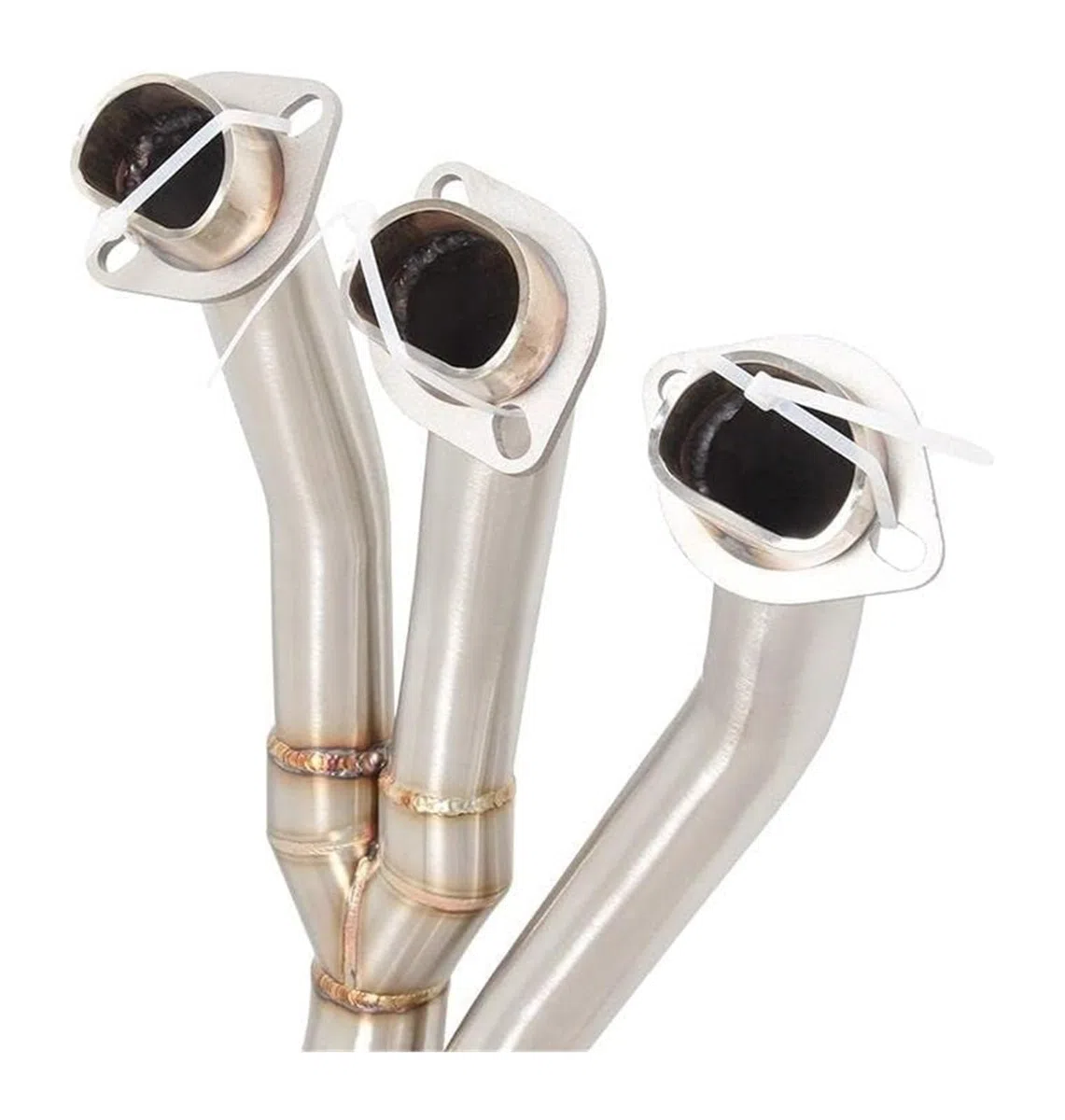 Auspuff Abgasanlage Für Triumph Für Trident 660 2021-2023 Motorrad Auspuffrohr Header Rohr Schalldämpfer Front Link Edelstahl Modifizierte Seitenreihen Motorrad