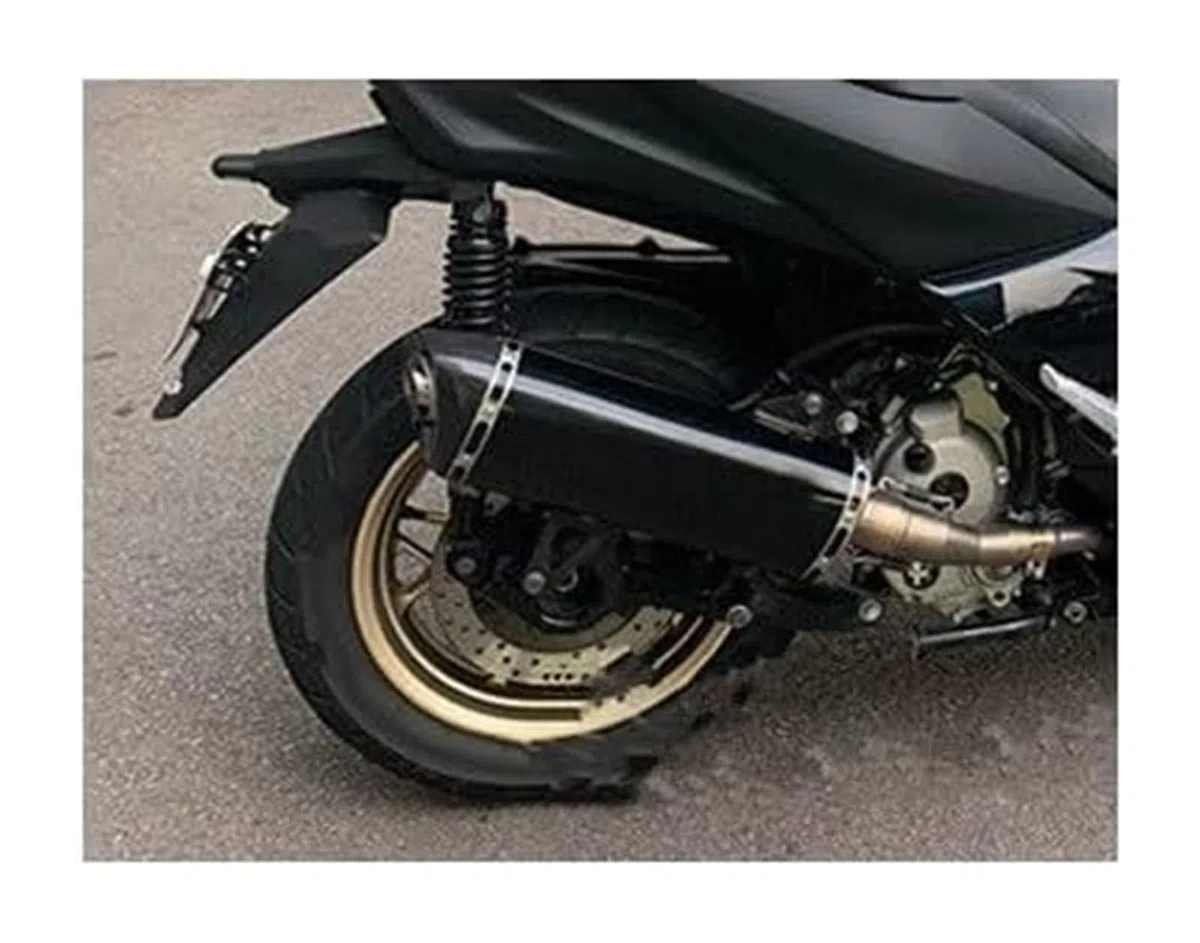 Auspuff Abgasanlage Für Yamaha Für X-max 250 300 400 2017 2018 2019 Vollsystem Modifizierter Schalldämpfer Escape DB Killer Pipe Motorradauspuff Motorrad(2)