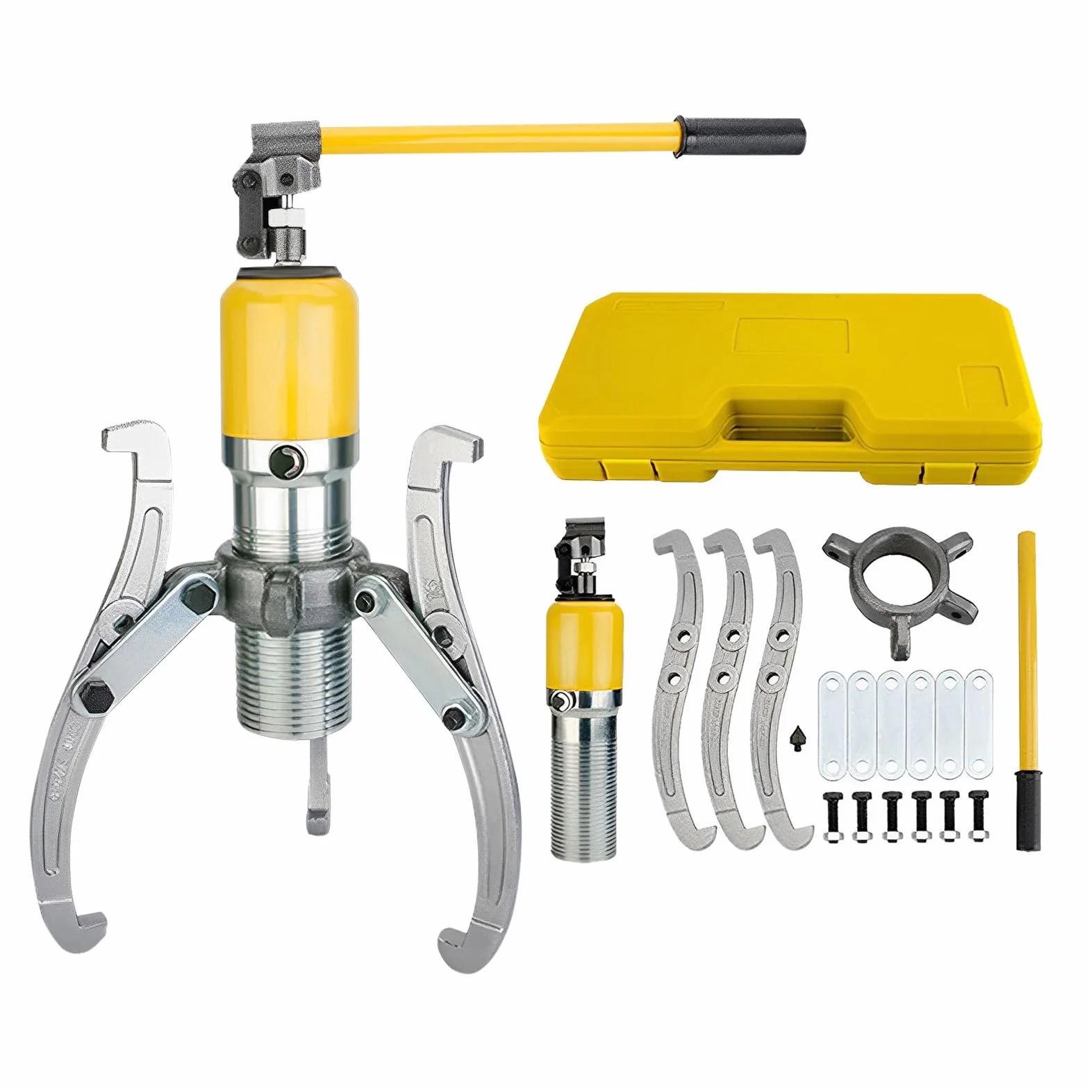 20T Hydraulischer Abzieher, 3 Backen Radlager Abziehers, Klauenlänge 375mm Steuerschalter für Öldruck Zahnradabzieher
