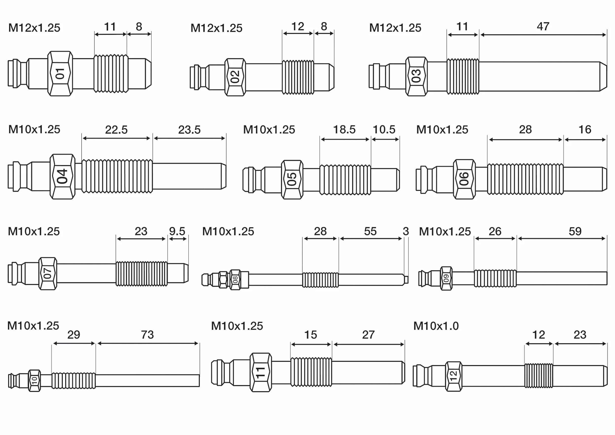 BGS 8400 | Kompressionstester-Satz | Benzin- und Dieselmotoren | bis 50 bar