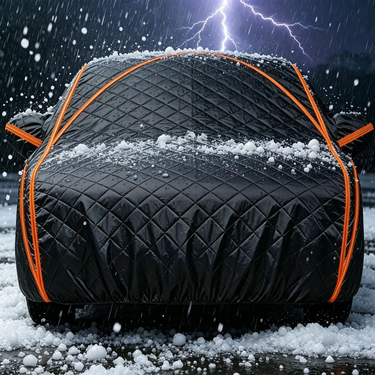 Hagelschutzgarage Wasserdicht für Opel Cascada Cabrio 2013-2015, Komplette Hageldecke Auto Outdoor Material Hagelschutzplane,Wasserdicht Atmungsaktiv Schneesicher UV