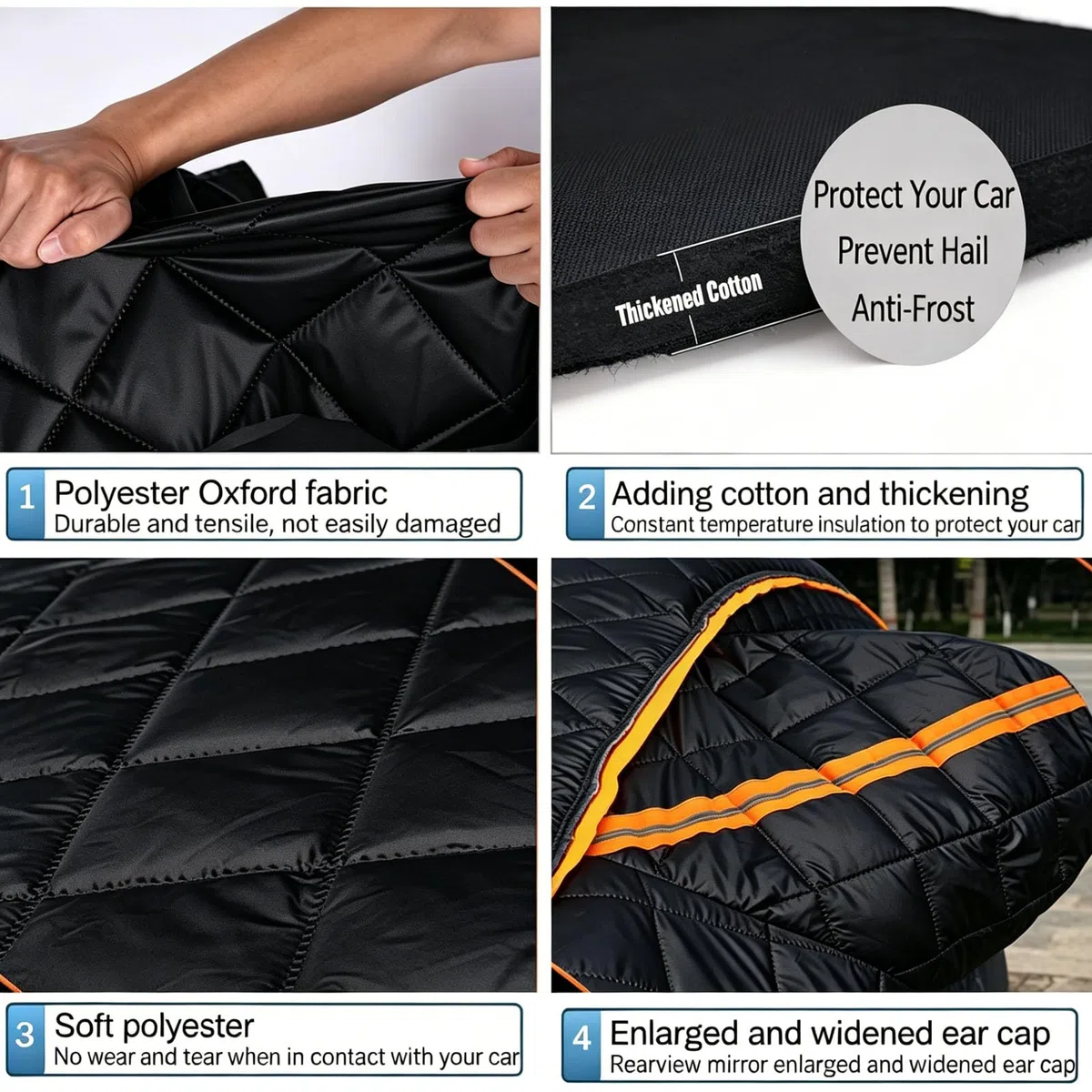 Hagelschutzgarage Wasserdicht für Opel Cascada Cabrio 2013-2015, Komplette Hageldecke Auto Outdoor Material Hagelschutzplane,Wasserdicht Atmungsaktiv Schneesicher UV