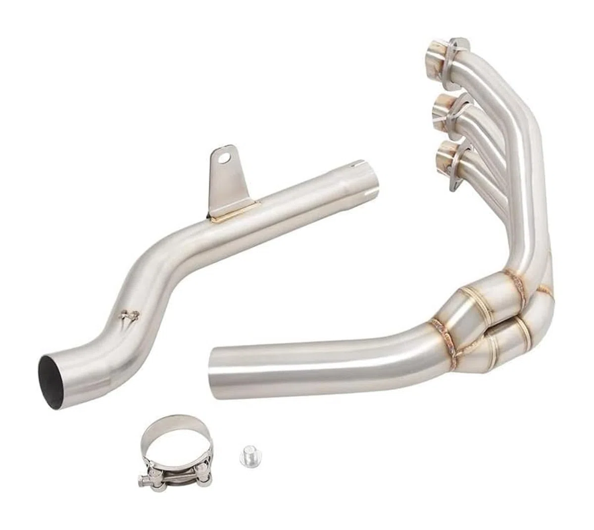 Auspuff Abgasanlage Für Triumph Für Trident 660 2021-2023 Motorrad Auspuffrohr Header Rohr Schalldämpfer Front Link Edelstahl Modifizierte Seitenreihen Motorrad