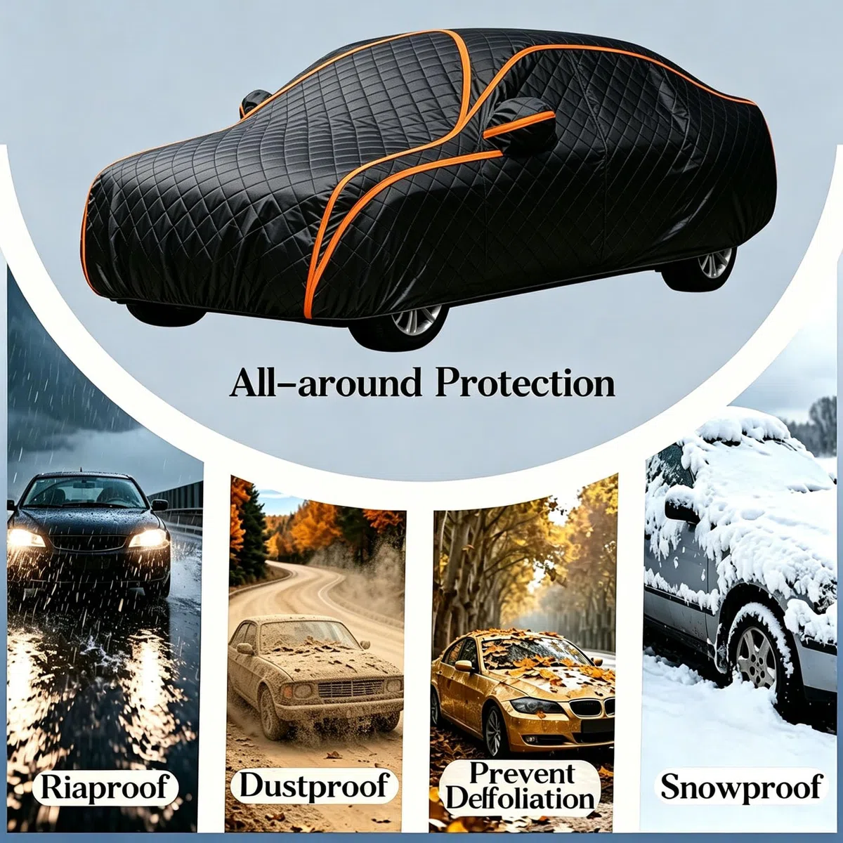 Hagelschutzgarage Wasserdicht für Opel Cascada Cabrio 2013-2015, Komplette Hageldecke Auto Outdoor Material Hagelschutzplane,Wasserdicht Atmungsaktiv Schneesicher UV