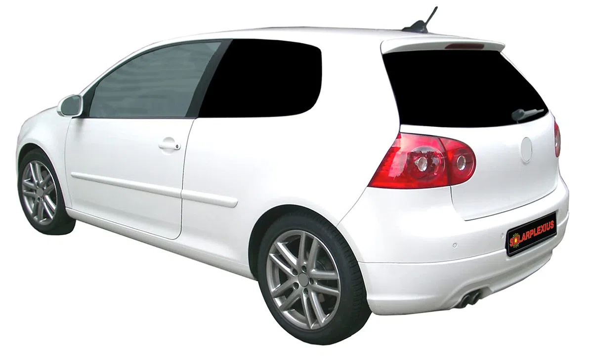 Solarplexius Auto-Sonnenschutz Scheiben-Tönung passgenau für VW 3-Türer Golf V Bj. 03-08 Keine Folie Komplettsatz