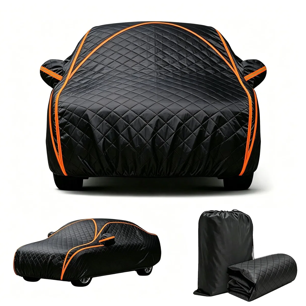 Hagelschutzgarage Wasserdicht für Opel Cascada Cabrio 2013-2015, Komplette Hageldecke Auto Outdoor Material Hagelschutzplane,Wasserdicht Atmungsaktiv Schneesicher UV