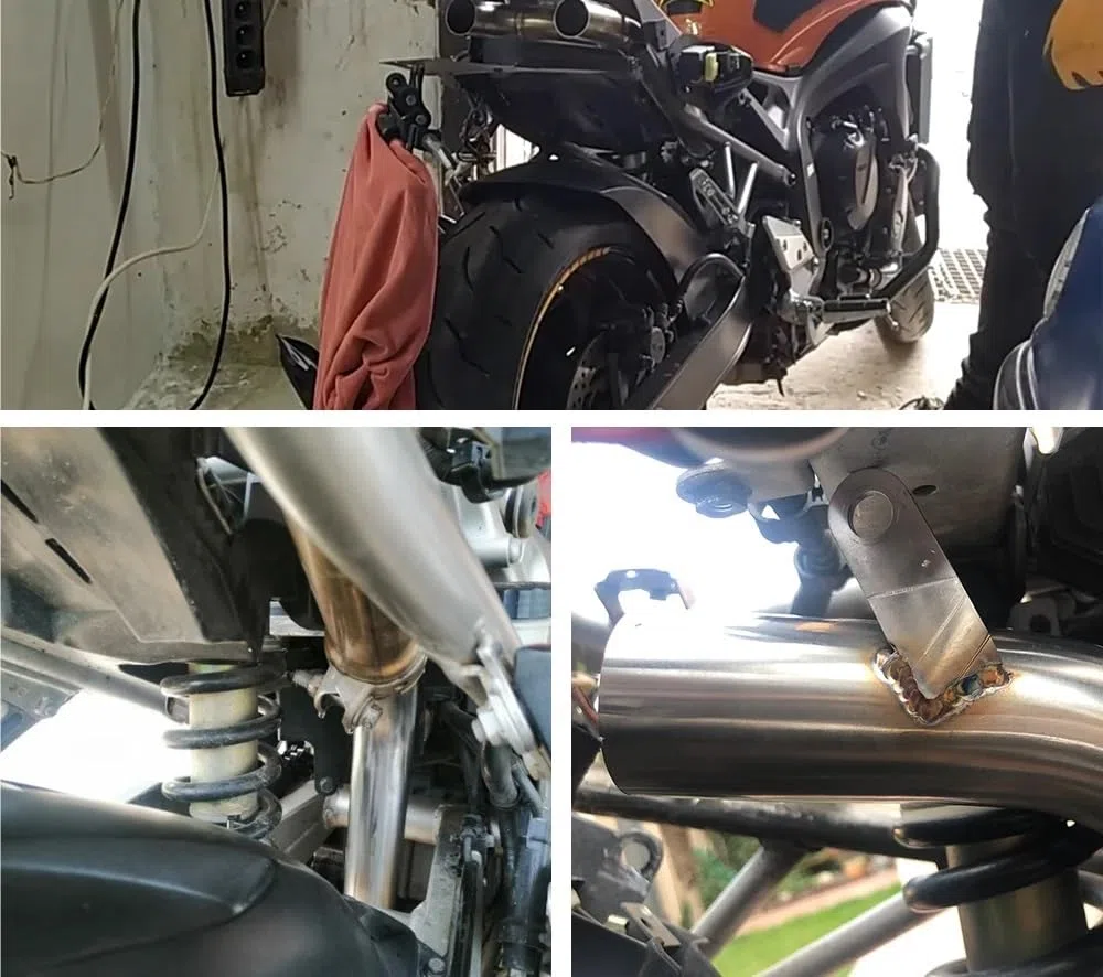 Endrohre Motorrad FZ-6 FZ0 F02 rostfrei