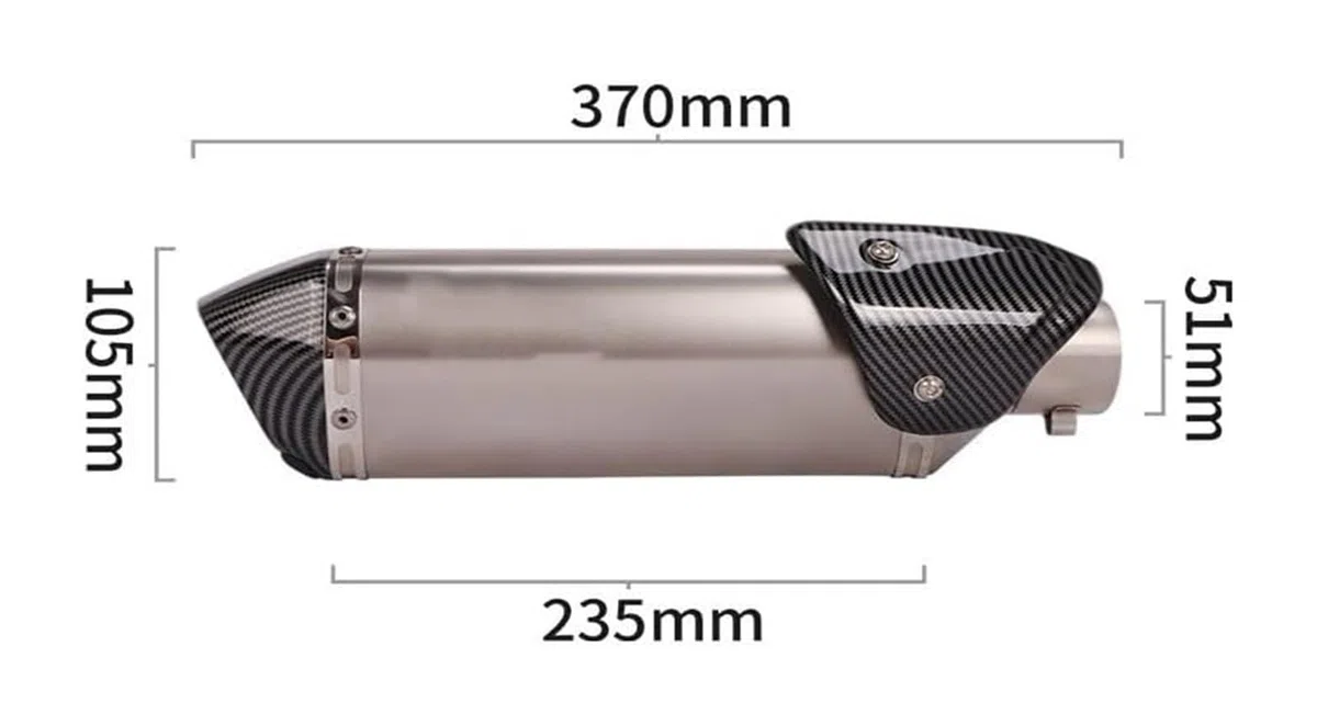 Auspuff Abgasanlage Für Tnt 125 Für 135 2017-2022 Vollsystem-Motorrad-Schalldämpfer Vorne Slip-On-Rohr Motorradauspuff Motorrad(6)