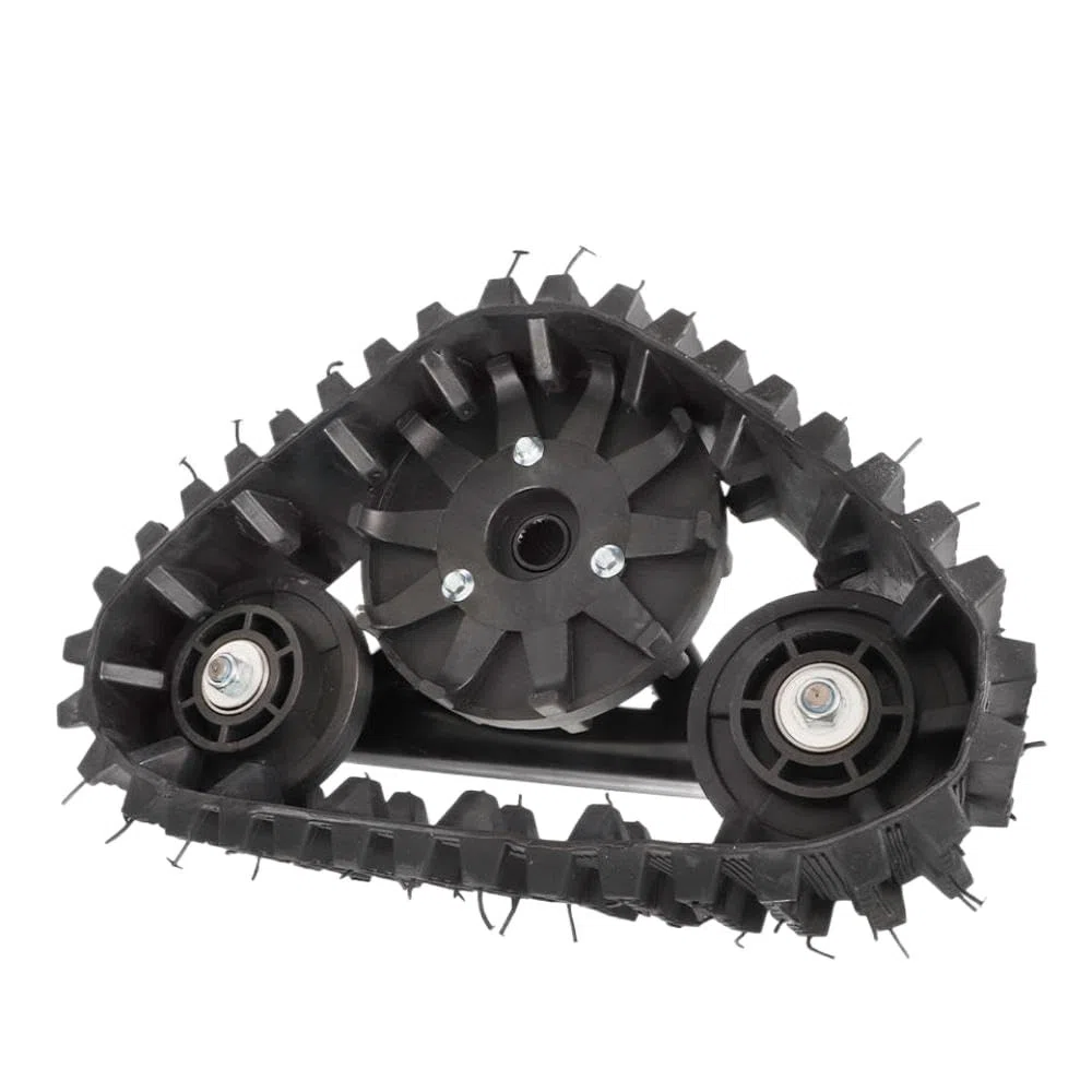 Schneemobil-Hinterrad-Gummikettensatz, 23T-Hinterachse, kompatibel mit Schnee- und Sandketten, Go-Kart-Winter-Quad-ATV-UTV-Buggy