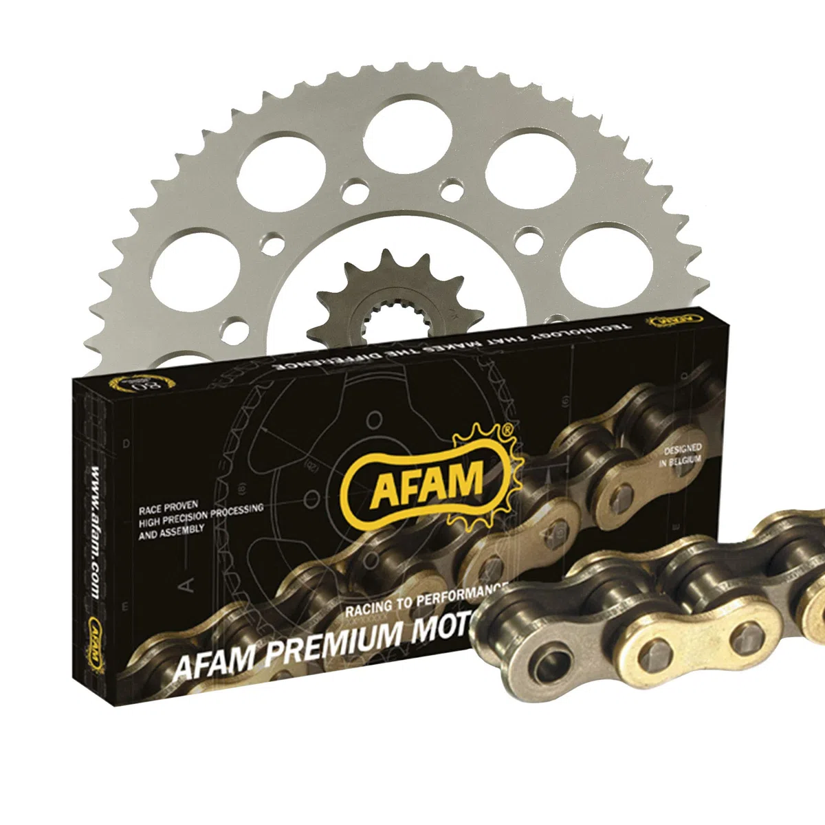 Kettensatz Kettenkit AFAM 520 MR2-G kompatibel mit/passend für KTM 125 Duke ABS 2017-2020